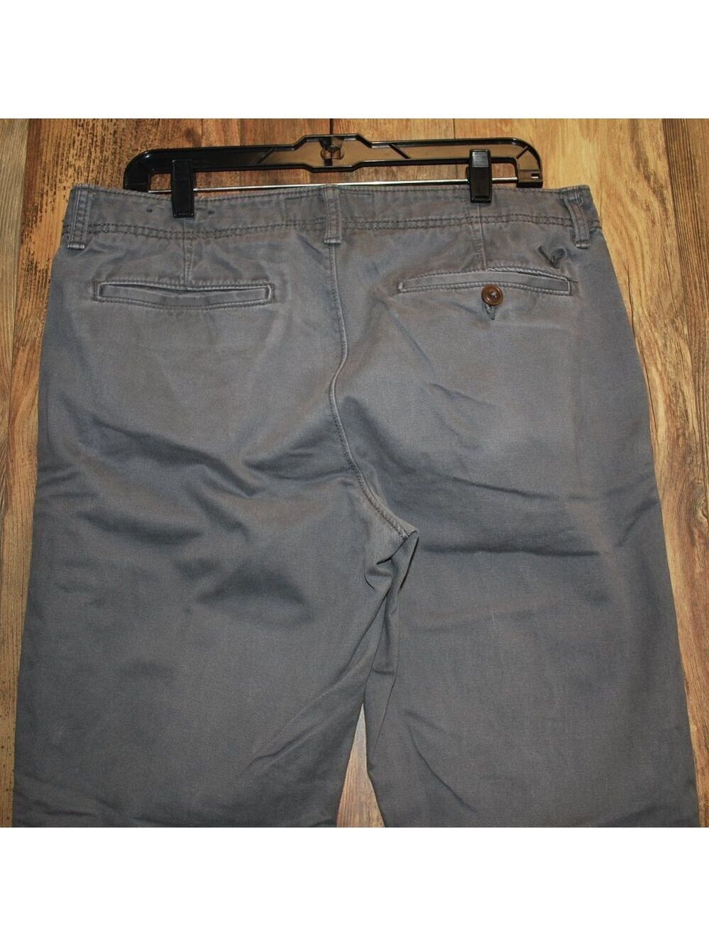 American Eagle Gray Khaki Casual Pants Mens 33 x 34